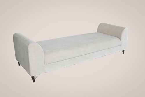 3 Seater Luxury Ivory Sofa for Modern Living Room Perfect for Home Office Guests Living Room | Premium Cream Fabric Couch for Living Room