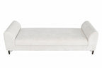 Restlooms Ivory Bouclé 3 Seater Sofa | Luxury Cream Fabric Couch