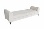 Restlooms Ivory Bouclé 3 Seater Sofa | Luxury Cream Fabric Couch