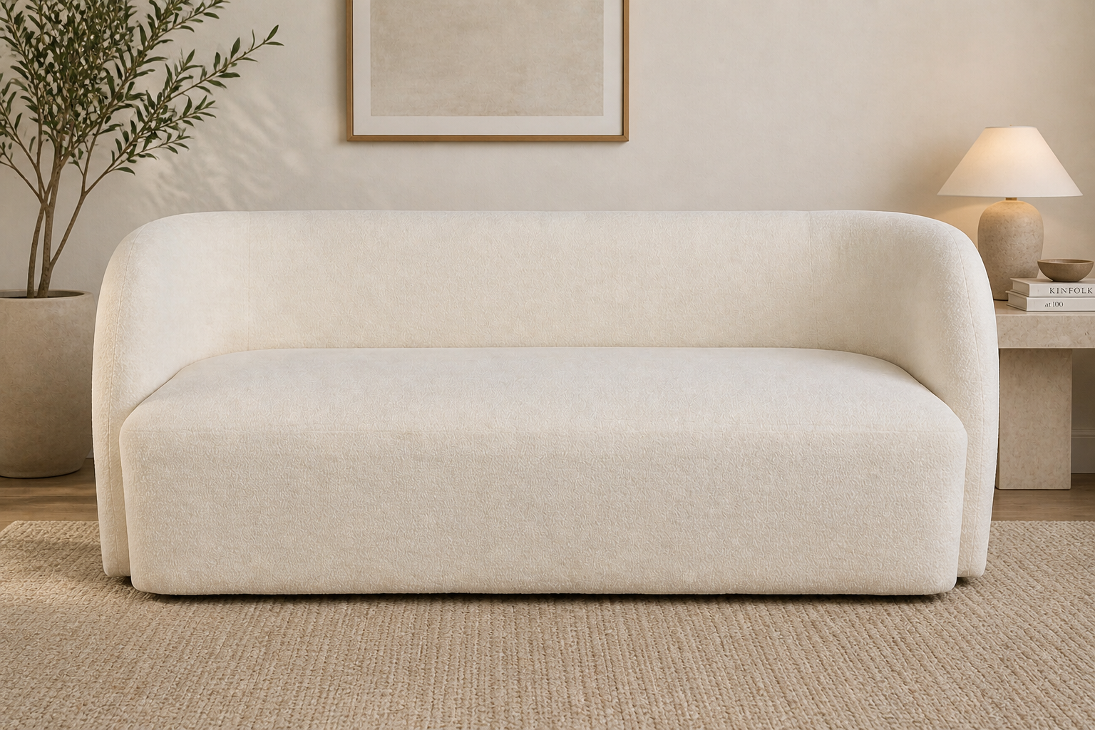 3 Seater Sofa Perfect for Home Office Guests Living Room | Couch for Living Room | Luxury Minimalist