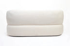 Restlooms Cloud Curve Bouclé Sofa – Modern Luxury Curved 3 Seater Sofa | Premium Cream Living Room Couch