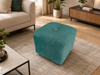 Restlooms  Premium Floral Storage Ottoman Stool with Cushion | Multipurpose Footrest
