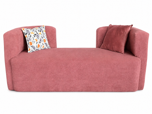 3 Seater Velvet Sofa | Modern Living Room Furniture with 2 Pillows