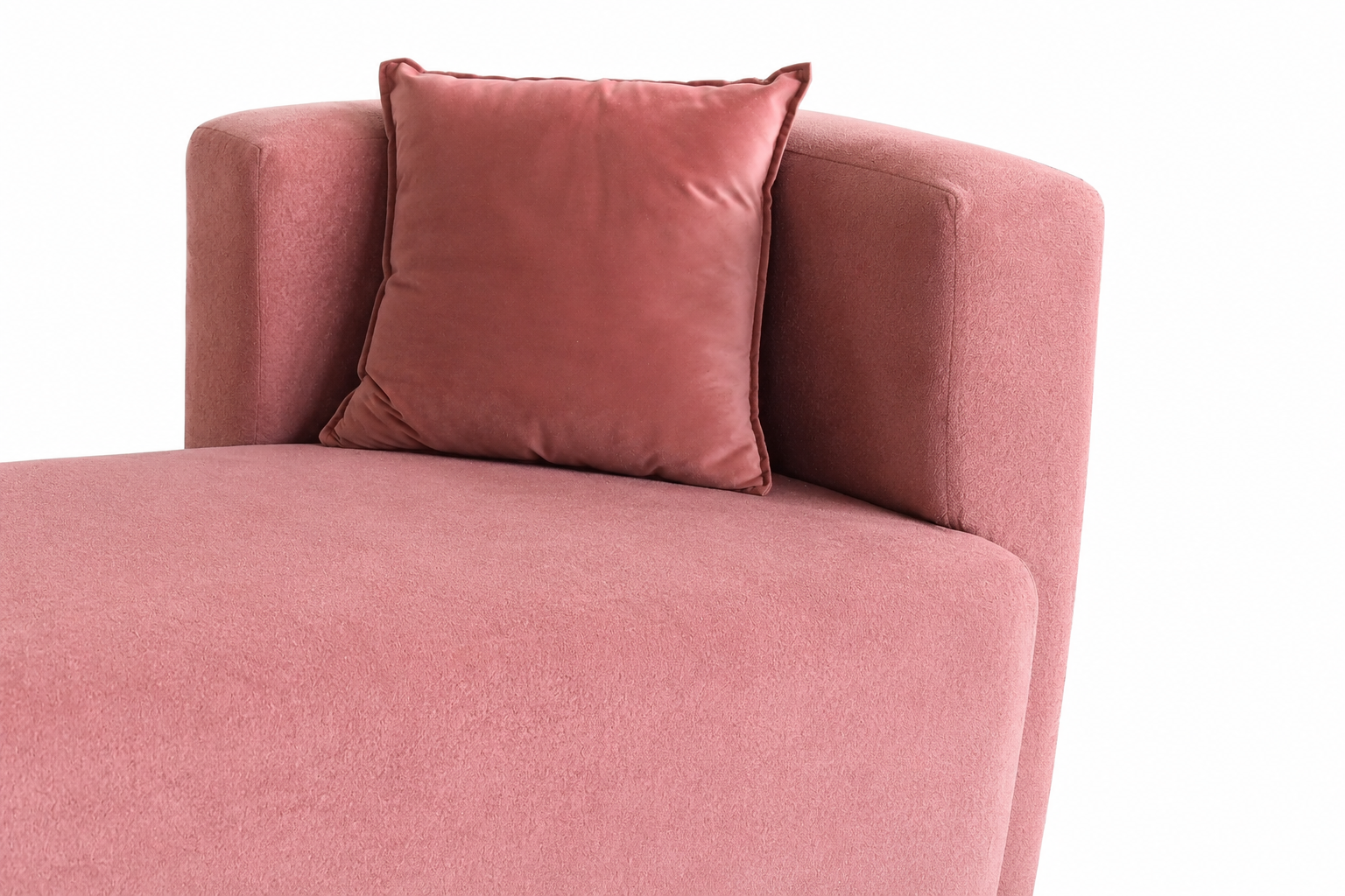 3 Seater Velvet Sofa | Modern Living Room Furniture with 2 Pillows